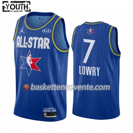 Maillot Basket Toronto Raptors Kyle Lowry 7 2020 All-Star Jordan Brand Bleu Swingman - Enfant